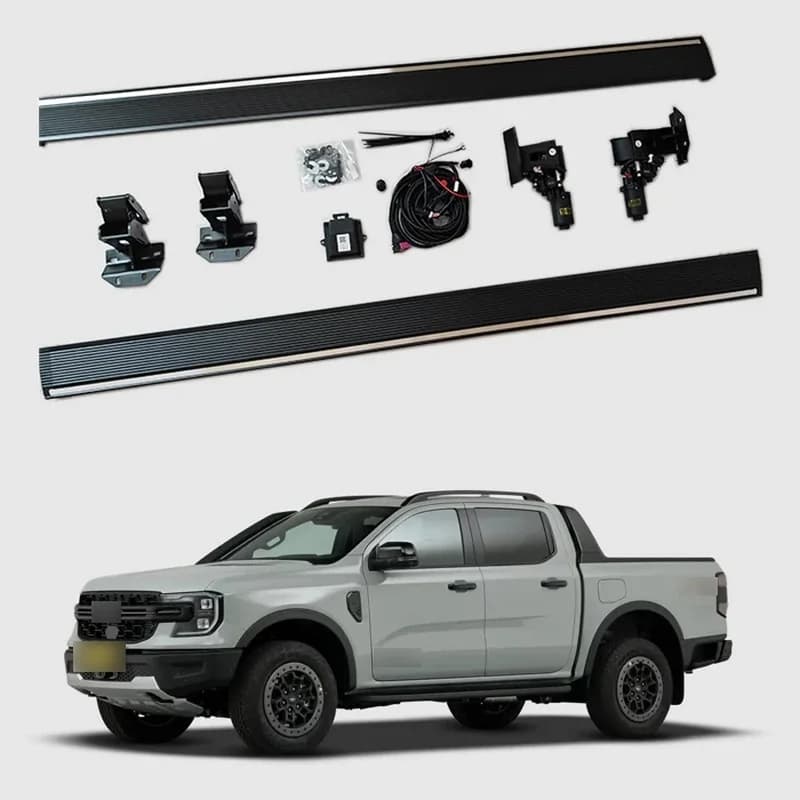 High Quality Black Powder Coated Custom Automatic Power Steps Electric Running Boards Side Steps Pedals Fit Ranger