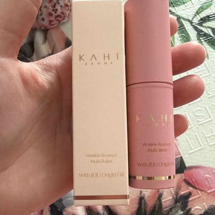 9g Original Korean KAHI Wrinkle Bounce Multi Balm Stick Moisturizing Essence Stick PDRN Collagen JEJU Origin Oil Balm Face Care