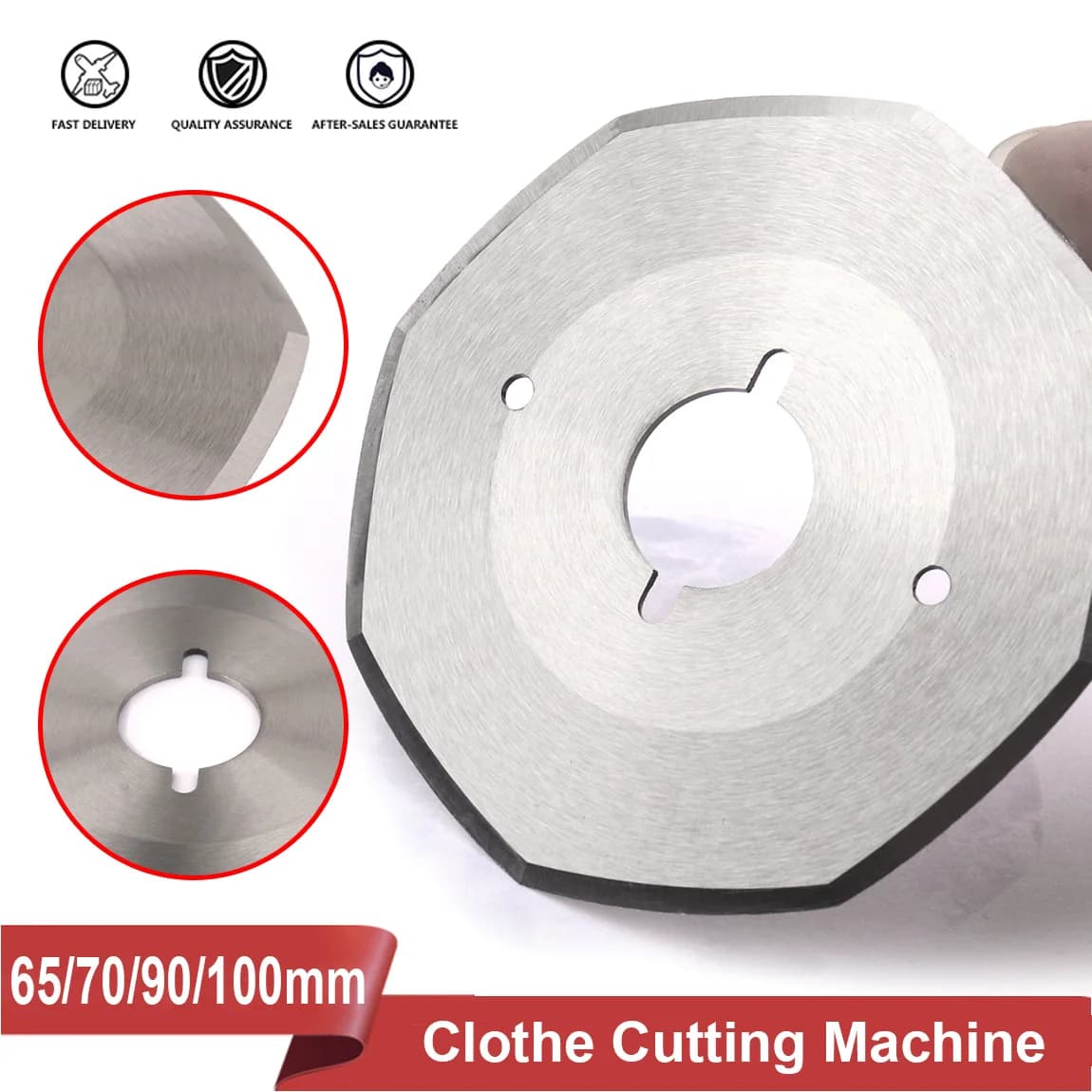 5PCS In Lega di Acciaio YJ-65/70/90/100 Rotary Lama Rotonda Macchina di Taglio di Panno Elettrico Panno Tessuto Coltello taglierina Utensili A Mano FAI DA TE