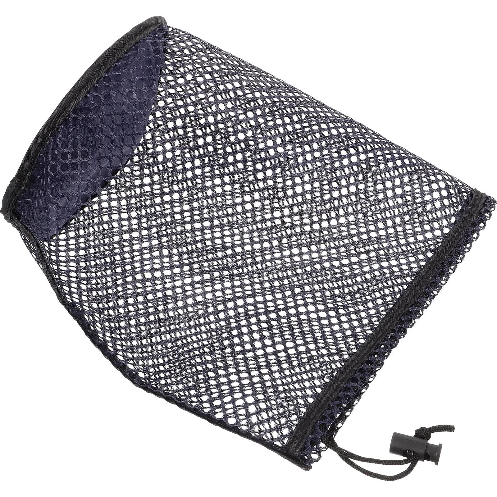 Borsa con coulisse in rete di nylon per palline da golf, custodia per palline da tennis e baseball, accessori da golf, porta palline leggero e lavabile