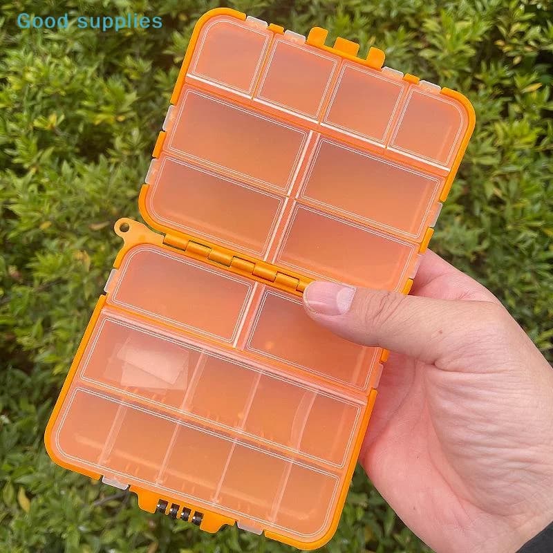nimble1Pc Portable Waterproof Fishing Tackle Box Lure Hook Storage Case Removable Dividers Plastic Organizer Fishing Accessories