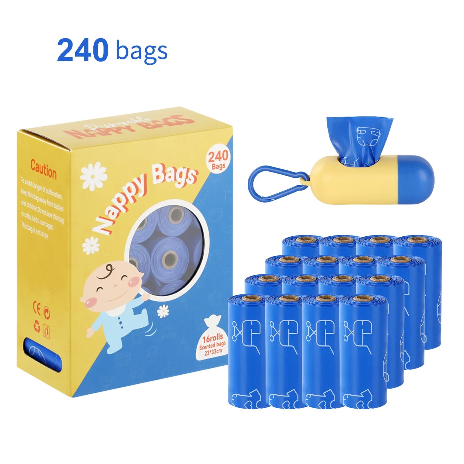 Pet Waste Bag Dispenser Set Dog Poop Bag Dispenser Bags Pet Garbage Outdoor Carrier Dispenser Clean Holders For Dogs Cats