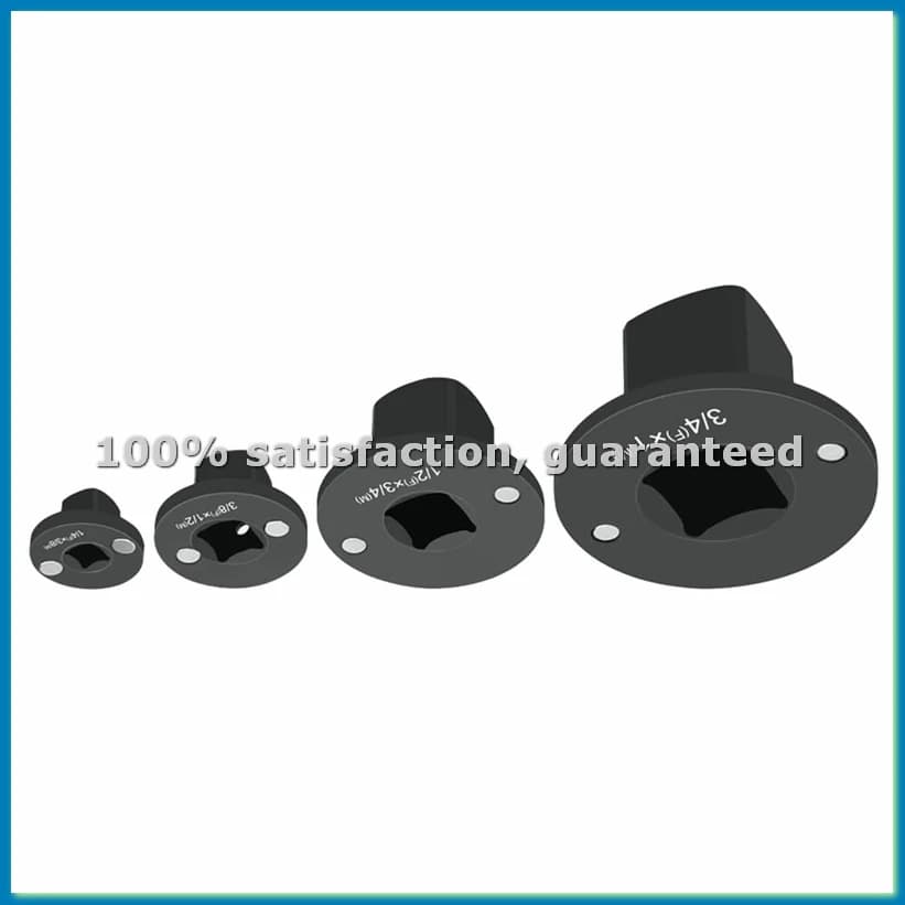 4pcs Low Profile Impact Socket Adapter Set, Drive Ratchet Adapter Set, Impact Adapter Set for Tight Spaces-A56M