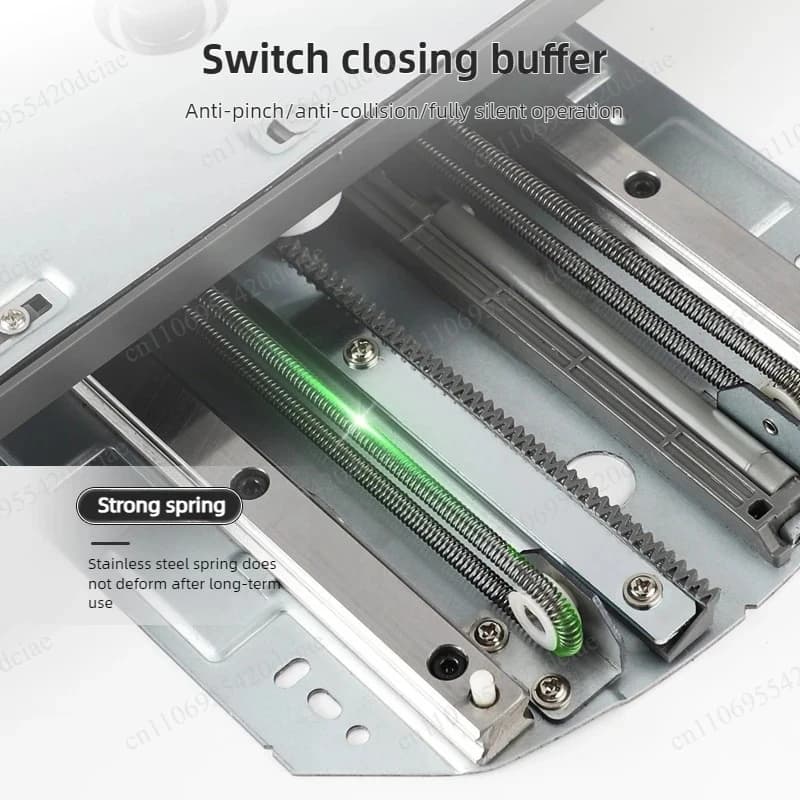Chiusura Ammortizzata 180° ° Cerniera Coassiale a Scomparsa, Hardware per Apertura Sincronizzata per Armadietti a Muro
