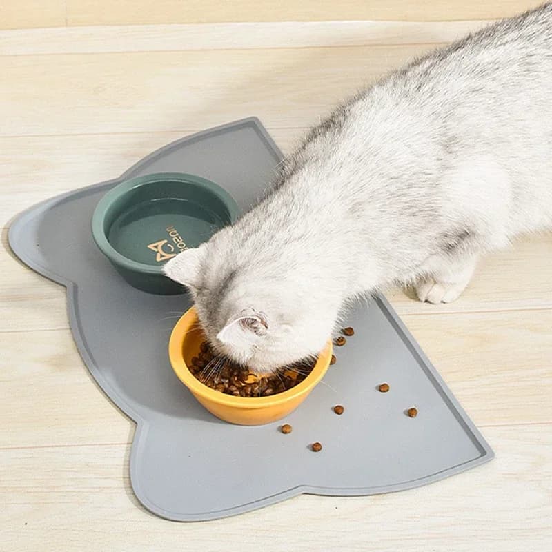 Tappetino in Silicone per Animali Domestici, Impermeabile, per Ciotole di Cani e Gatti, Cuscino per Acqua, Sottobicchiere