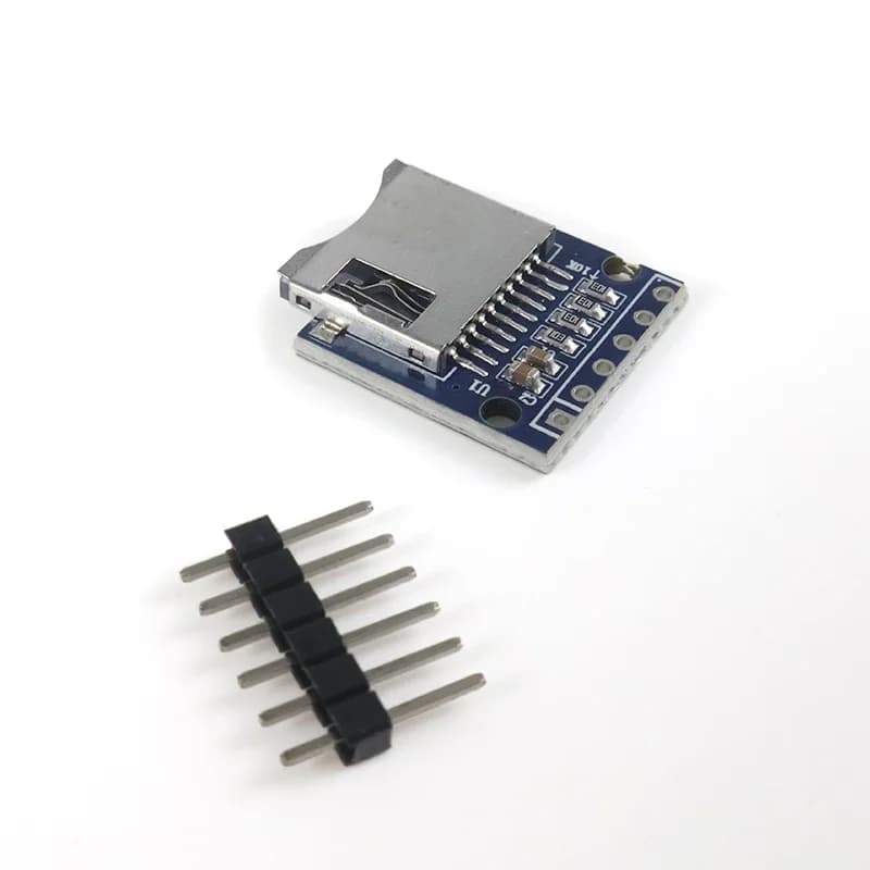 Modulo Lettore Scheda Micro SD SPI 3.3V con Pin (Header NON Saldati) per Arduino ESP32 STM32 Raspberry Pi Archiviazione Dati Fai-da-Te