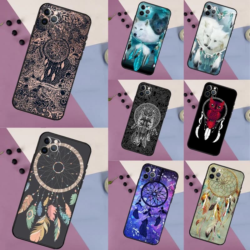 Dream Catcher Feather Wolf Case For Honor Magic 7 Pro 5 6 Lite Cover For Honor 200 400 50 70 90 X9 X8a X8b X9a X9b X9c