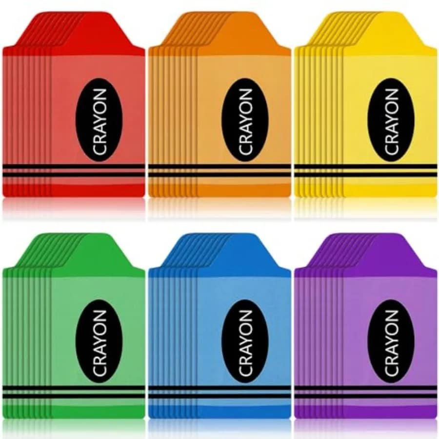360 Pcs Cutouts s Bulletin Board Classroom Paper Colorful Cut Out Boards Decorations Back to School Name Tags for School Classr