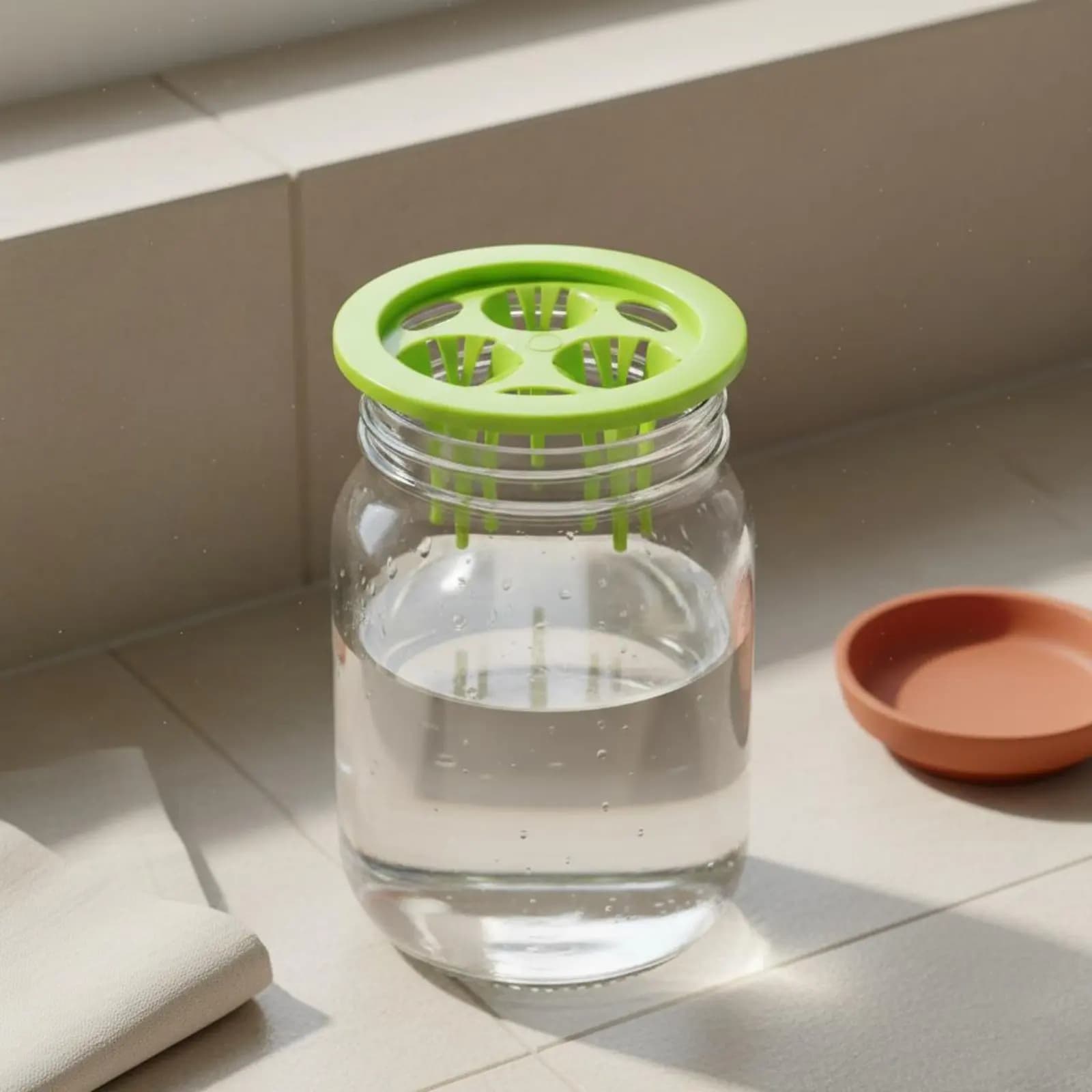Inserto per Vaso Idroponico che Promuove la Crescita delle Radici, Coperchio per Coltivazione Idroponica, Accessorio per Fioriera in Plastica PP di Lunga Durata, Forniture per Giardinaggio