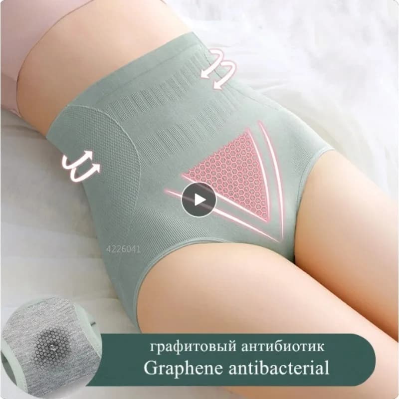 Mutandine a vita alta Intimo Pantaloncini da donna Slip con filtro Mutande sexy Set femminili Calzoni mestruali in cotone