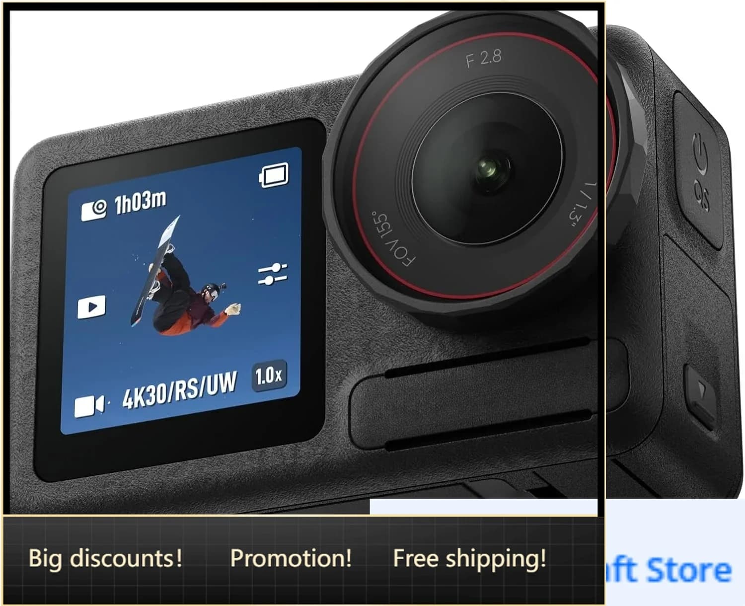 Bestseller Sconto Eccezionale 5 Pro Standard Combo, Action Camera Impermeabile con Sensore da 1/1.3", Video 4K/120fps, Rilevamento Oggetti