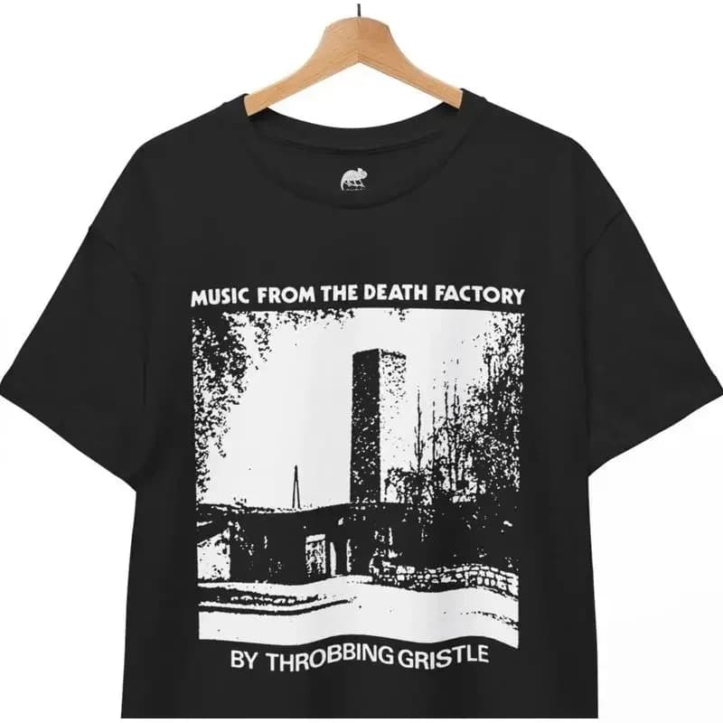 Throbbing Gristle Death Factory T-Shirt, B jork Music Band Rock Punk Unisex Tee