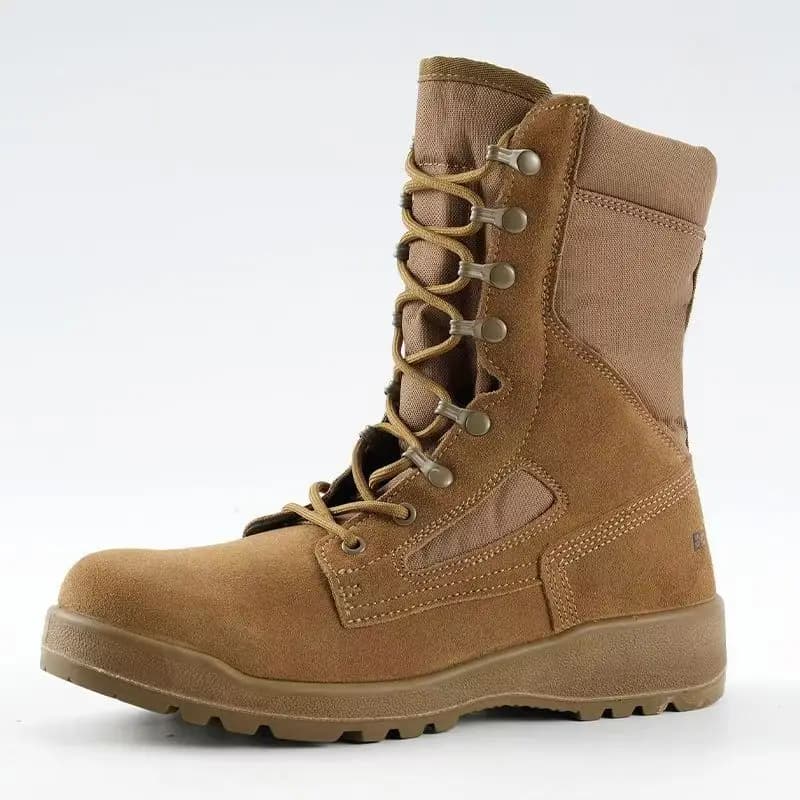 Men High Top Tactical Desert Boots Sand‑Proof Outdoor Hiking Shoes Wear‑Resistant Training Combat Boots size 39-46