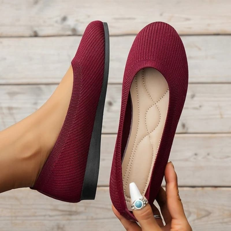 Scarpe Coreane Comode con Punta Larga, Traspiranti, Tacco Basso, Modello Aperto, per Lavoro
