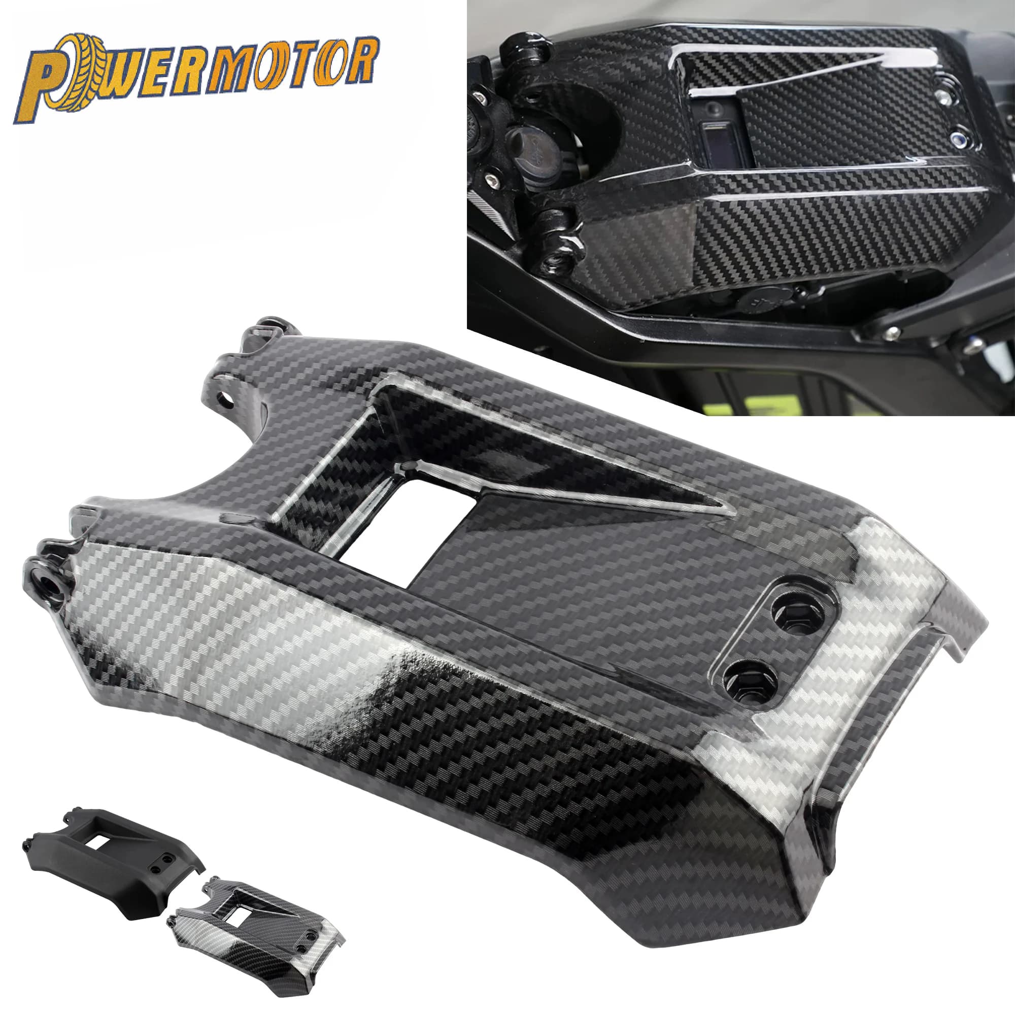 Copribatteria per moto elettrica Ebike Protezione in fibra di carbonio per parti modificate SurRon Surron Light Bee S & Light Bee SX