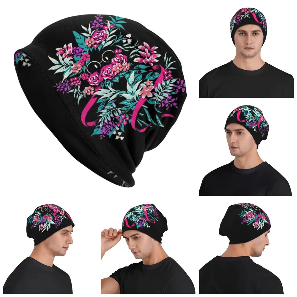 Deltarune Spamton Merch Ralsei Floral Skullies Berretti Cappelli Caldo Autunno Outdoor Berretto lavorato a maglia per uomo Donna Adulto
