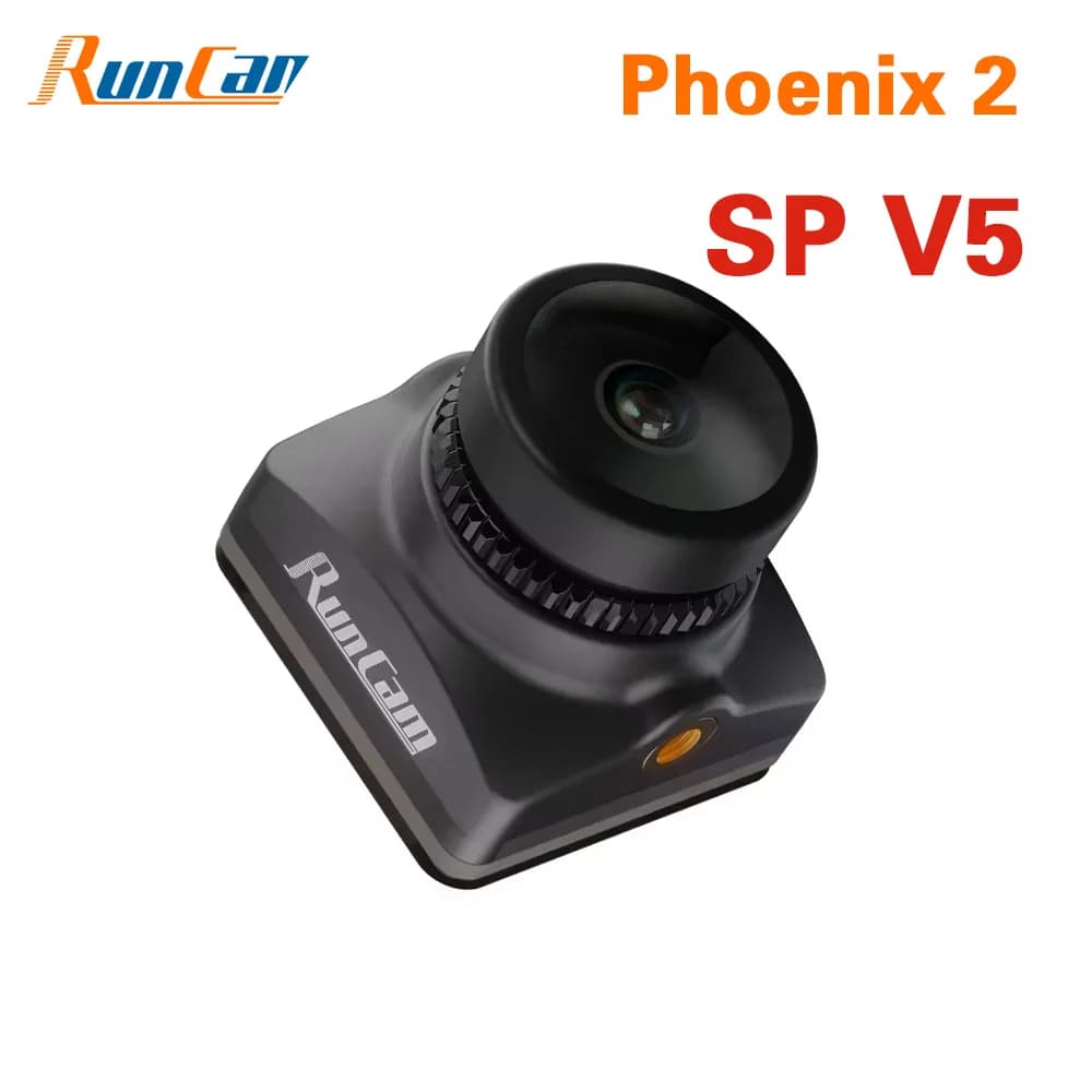 Telecamera RunCam Phoenix 2 SP V5 DC 5-36V Rapporto Schermo 4:3/16:9 7.5g 19*19*21mm Visione Notturna per Droni da Corsa FPV RC Parti di Ricambio