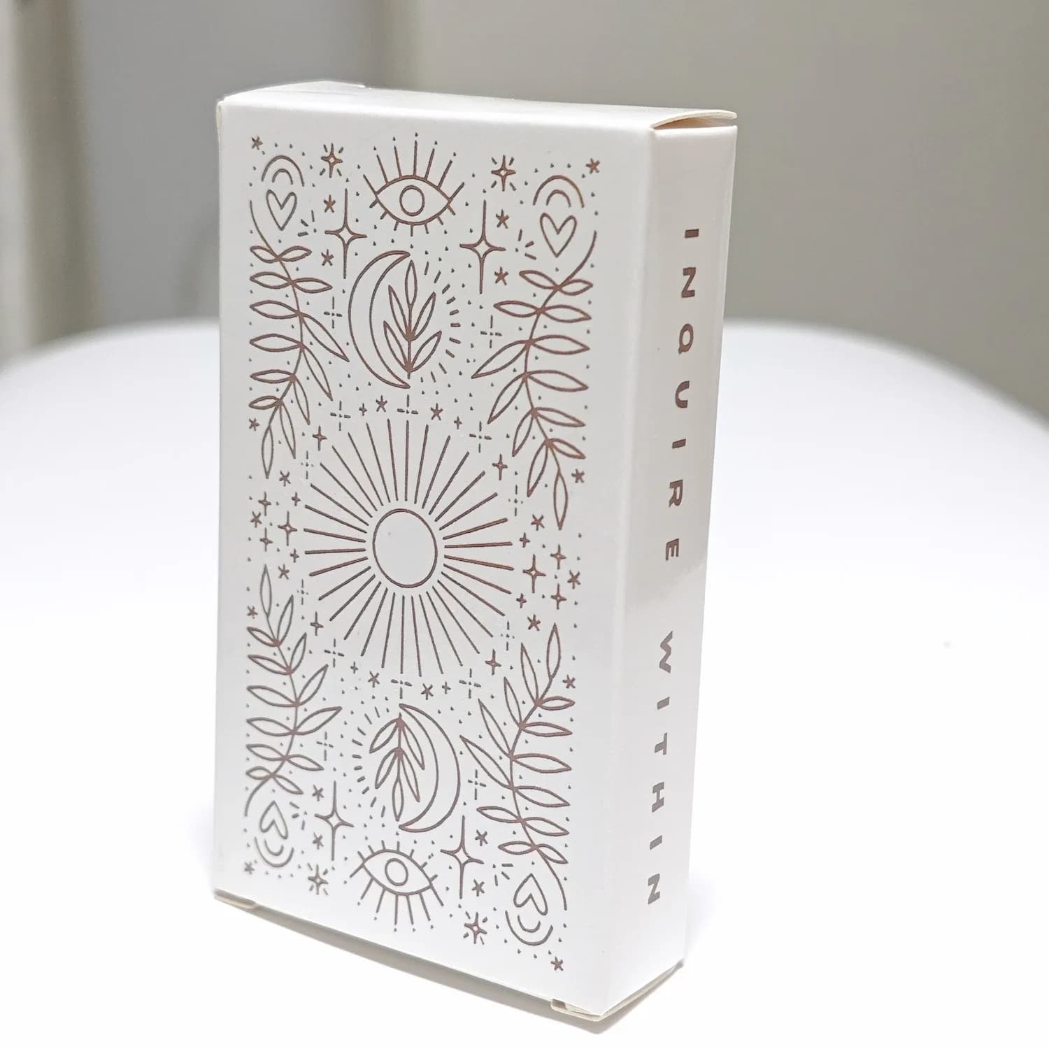 Mazzo di tarocchi Inquire Within 10,3*6 cm, carte oracolo per la predizione del futuro, perfette per la guida spirituale e per collezionisti