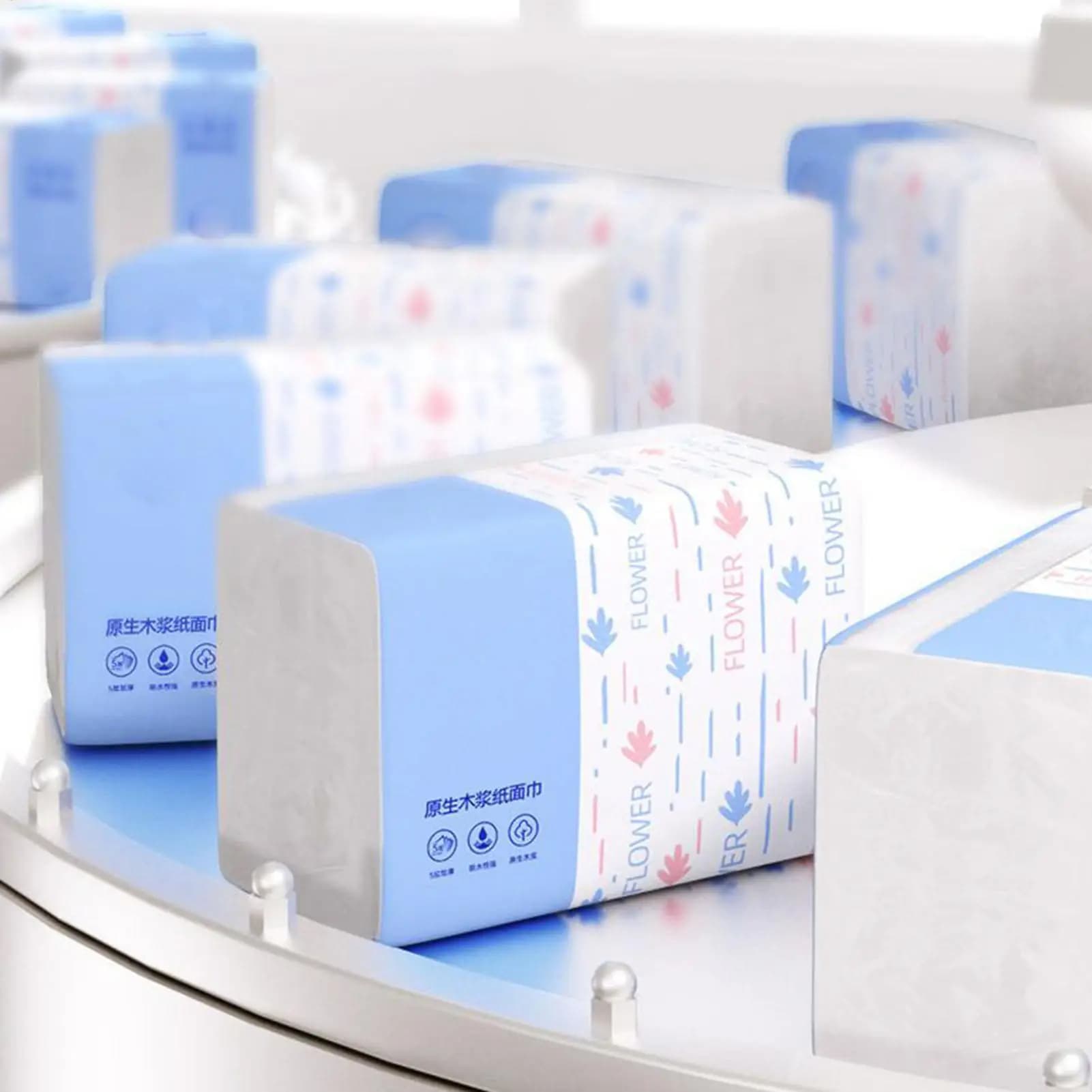 Carta velina per auto 10 confezioni 400 carta tovagliolo addensato 5 strati asciugamano di carta per uso domestico carta igienica confortevole in legno per il viso