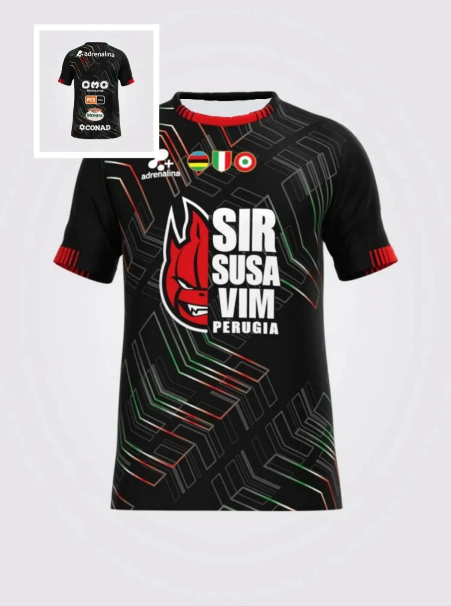 2025 Summer Man New Arrive Style Perugia Volleyball Man Woman T-shirt Sport Comfort Breathable 3D Tee Fashion Dresses