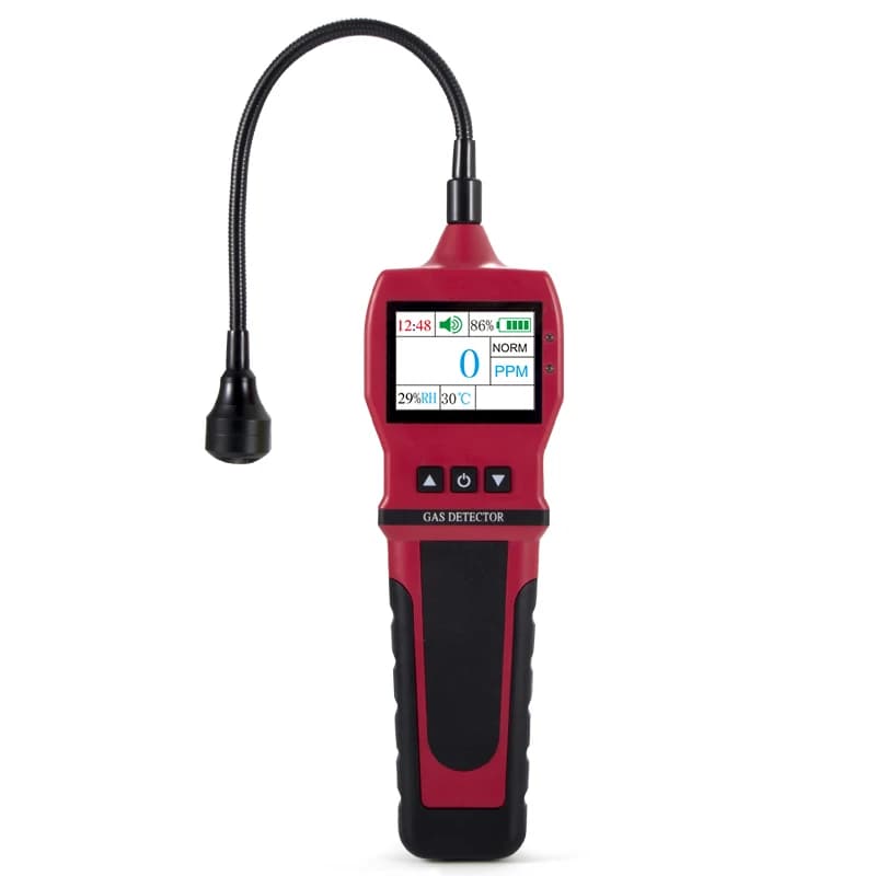 BH-90 Rilevatore di perdite di gas digitale/Collo di cigno 0-10000ppm CH4 Carbone naturale Gomma combustibile infammabile Analizzatore veloce Sensore 4 Allarme