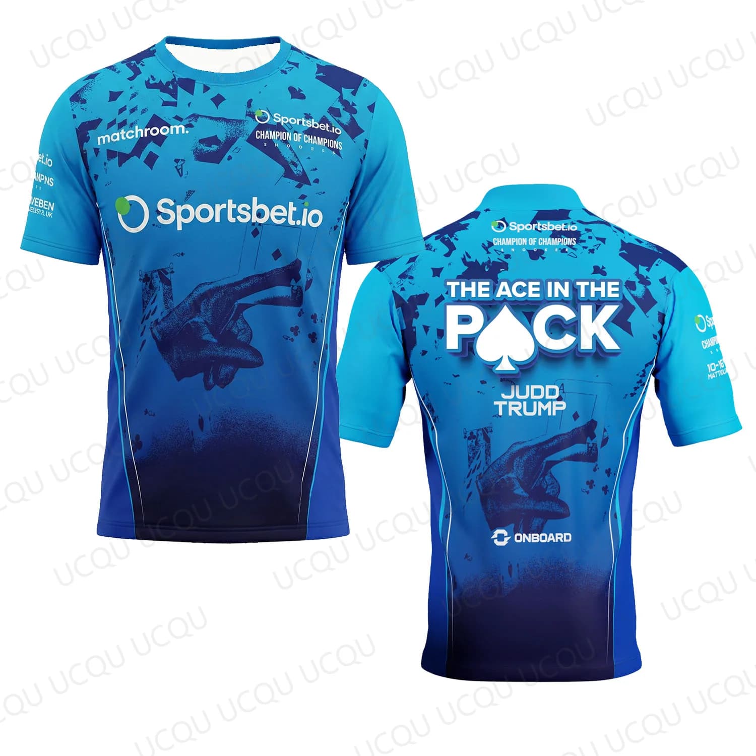 Maglia da snooker Judd Trump The Ace In The Pack 2026 Campione del Mondo, maglia da uomo 147 Break Sportswear, regalo per i fan
