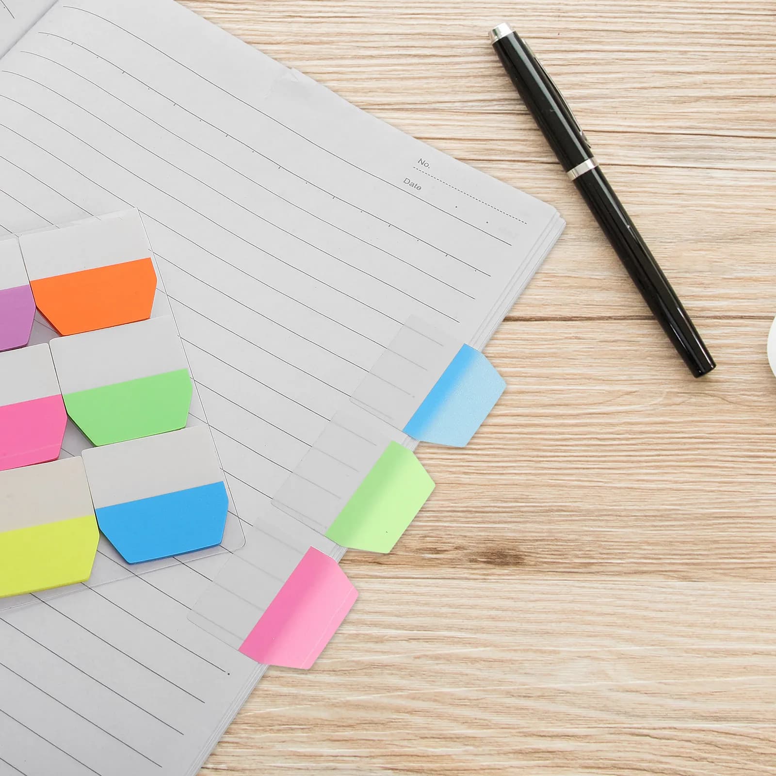 3 Set di Segnapagina Adesivi Colorati Scrivibili con Forte Adesione per Libri, Quaderni, Agende, Accessori per Annotazioni Estetiche