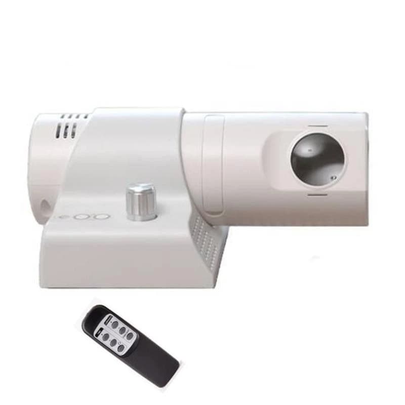 Wall Mounted Rotating LED Projection Alarm Clock with Roman and Arabic Numeral Option Dials for Bedrooms and Offices
