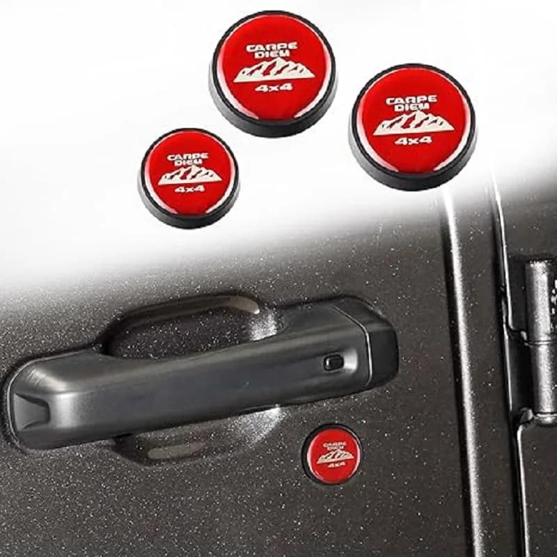 Keyhole Covers Are Suitable for Jeep Wrangler JL Gladiator JT 2018-2025 Door Security Accessories, Magnetic Lock Hole Door Lock