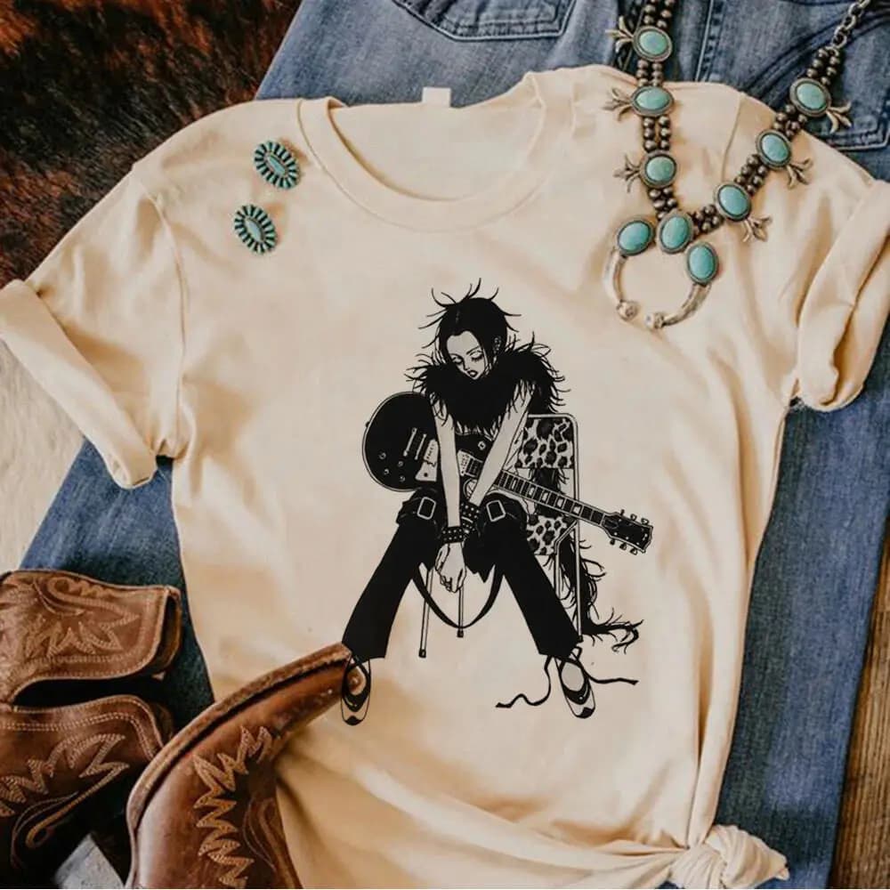 Nana Anime t-shirt femminile hip hop Digital Traspirante donna vestiti coreani camicia Pop Culture donna anni 2000 vestiti coreani
