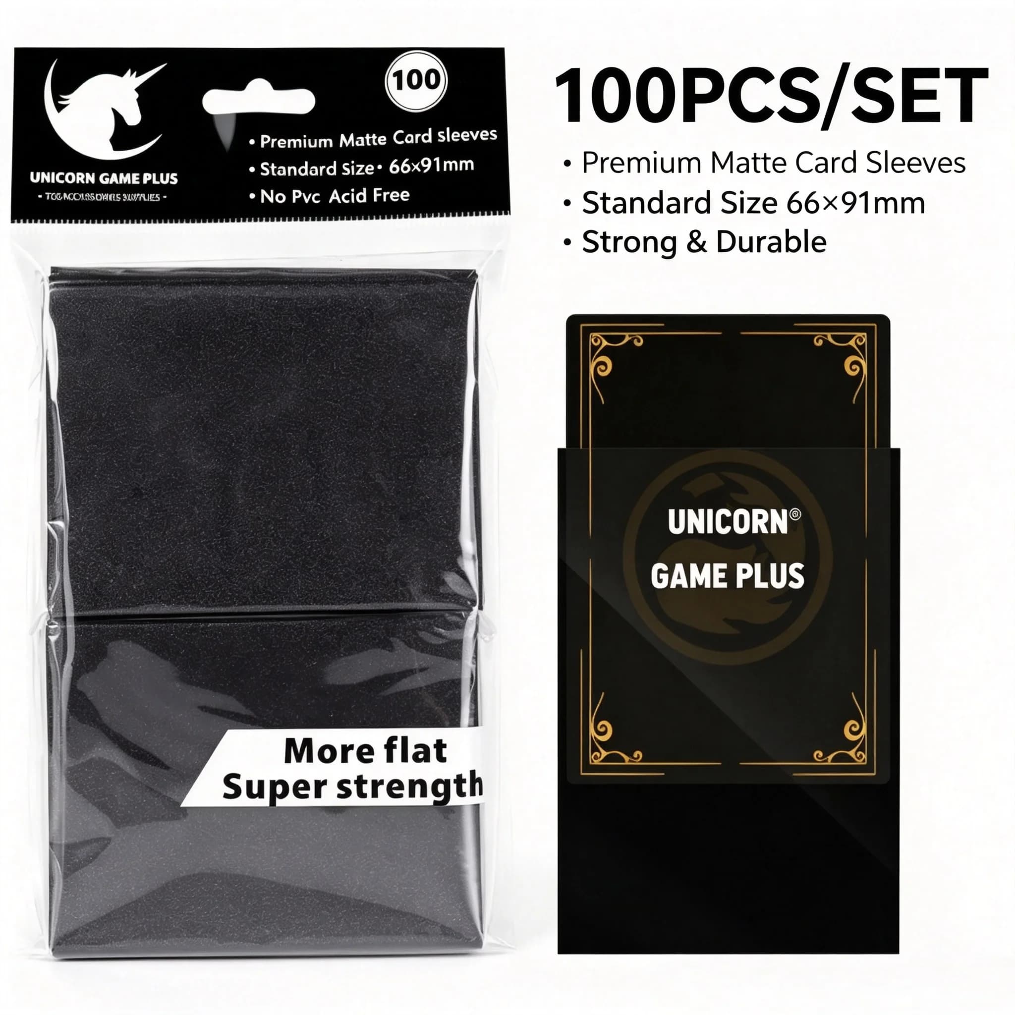 100 pz/set Opaco Dimensioni Standard Buste Per Carte TCG Carte Collezionabili Protezione Per Tarocchi Scudo Giochi Da Tavolo Copertura Magica 66x91mm