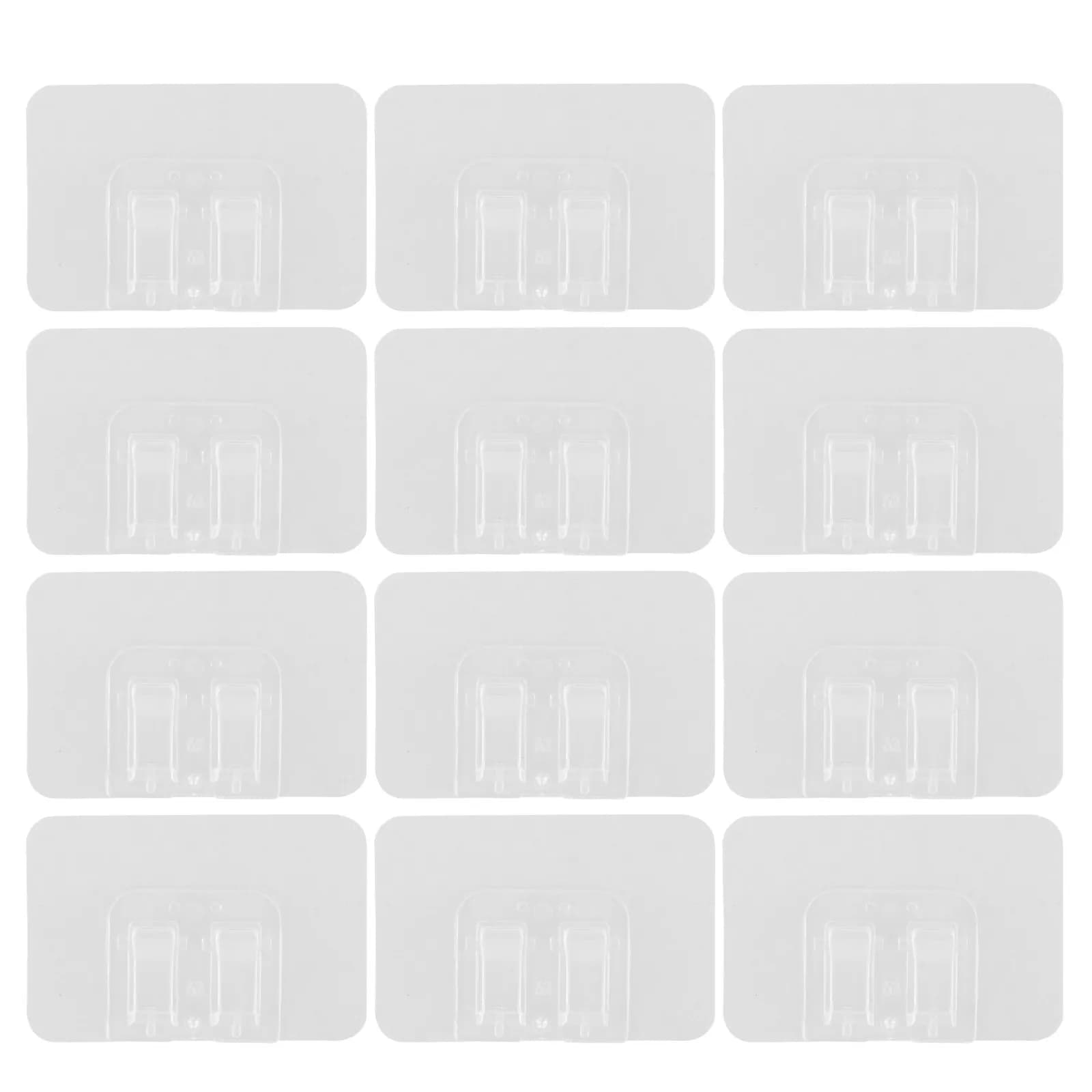 Clip per strisce luminose da 50 pezzi, ganci adesivi versatili e resistenti per luci natalizie, luci decorative per esterni