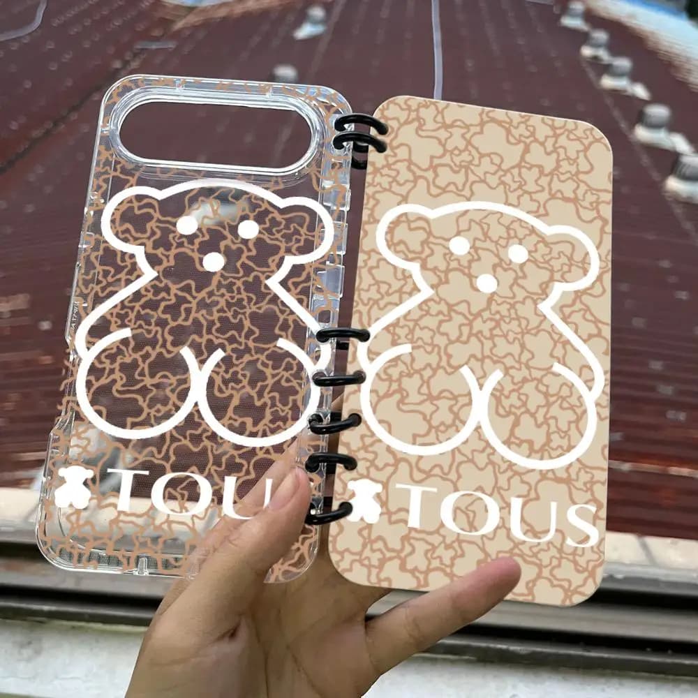 Custodia per telefono a conchiglia ribaltabile con simpatici personaggi dei cartoni animati per iPhone 17 16 15 14 12 17Pro 15 16 Plus 13 11 Pro MAX