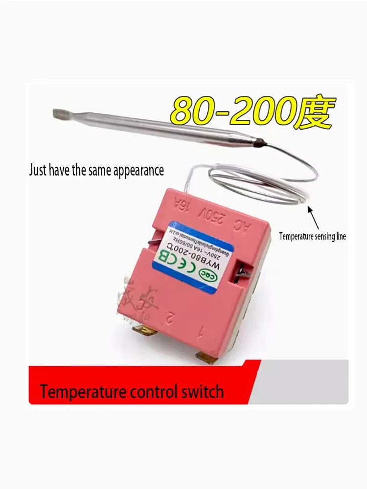 Friggitrice ad aria elettrica olio 80-200 ℃ interruttore di controllo della temperatura con regolazione della temperatura