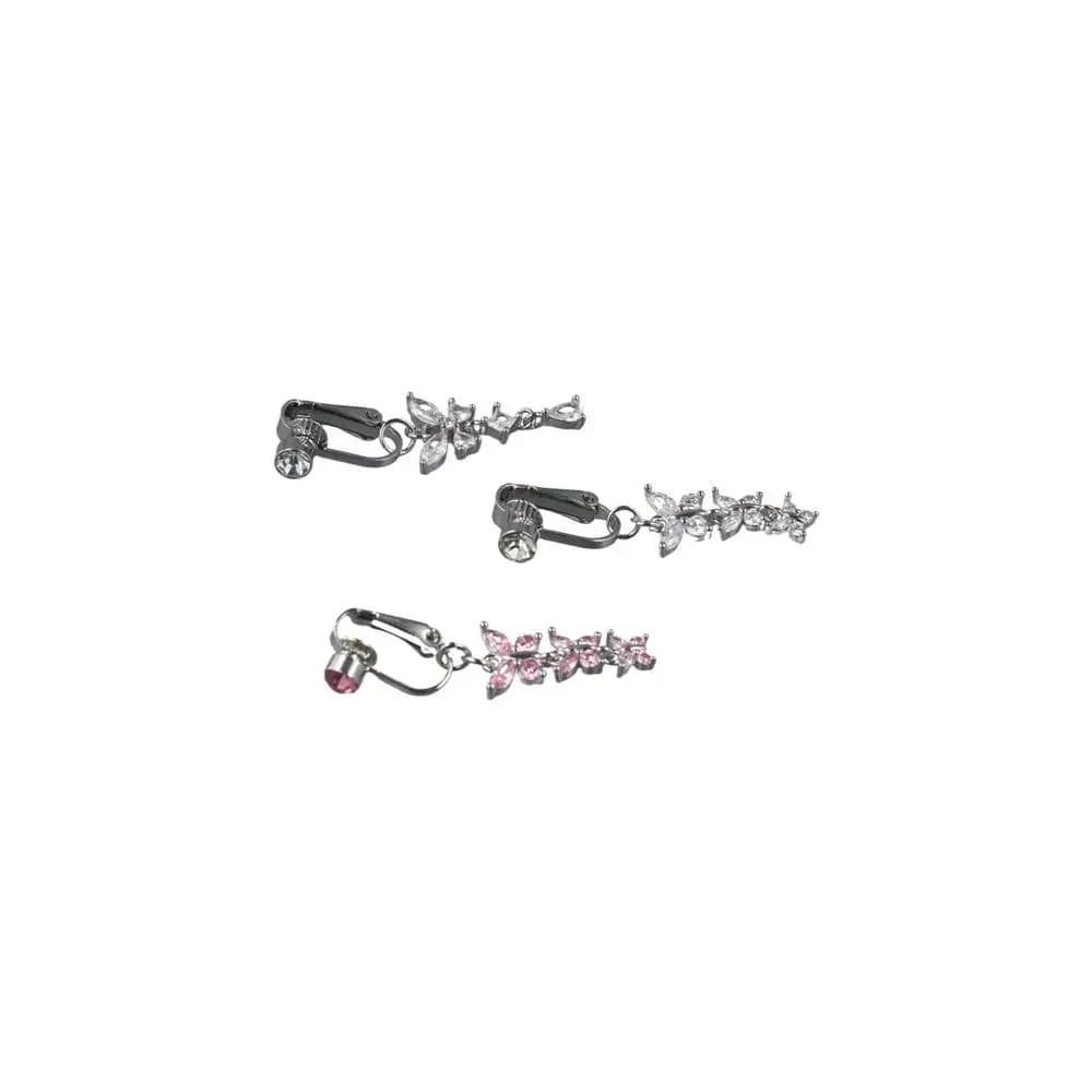 Multi-color Non Piercing Niche Design Fake Belly Piercing Clip Body Jewelry Women Belly Ring Belly Button Cartilage Clip