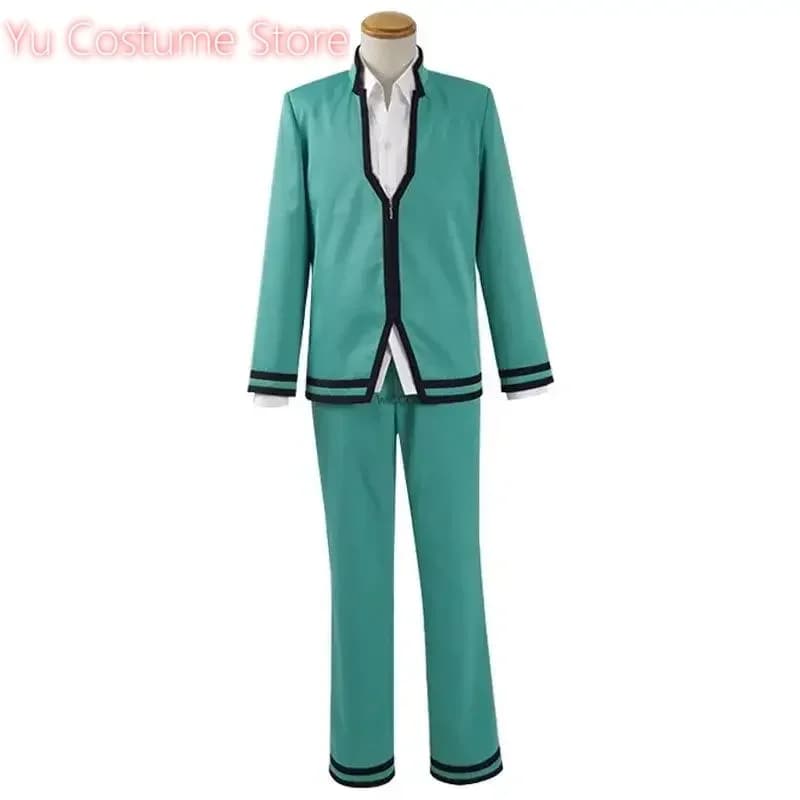 Anime Saiki Kusuo La Disastrosa Vita K.-Nan Parrucche Cosplay Costumi Uniforme Top Pantaloni Copricapi Cos Puntelli Yu Costume