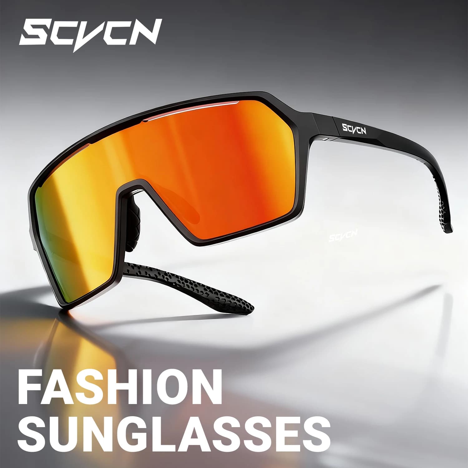 Occhiali da Sole Fotocromatici SCVCN per Uomo, Occhiali da Ciclismo UV400n, Occhiali da Guida per Donna, Occhiali Sportivi per MTB, Bici da Strada e Corsa