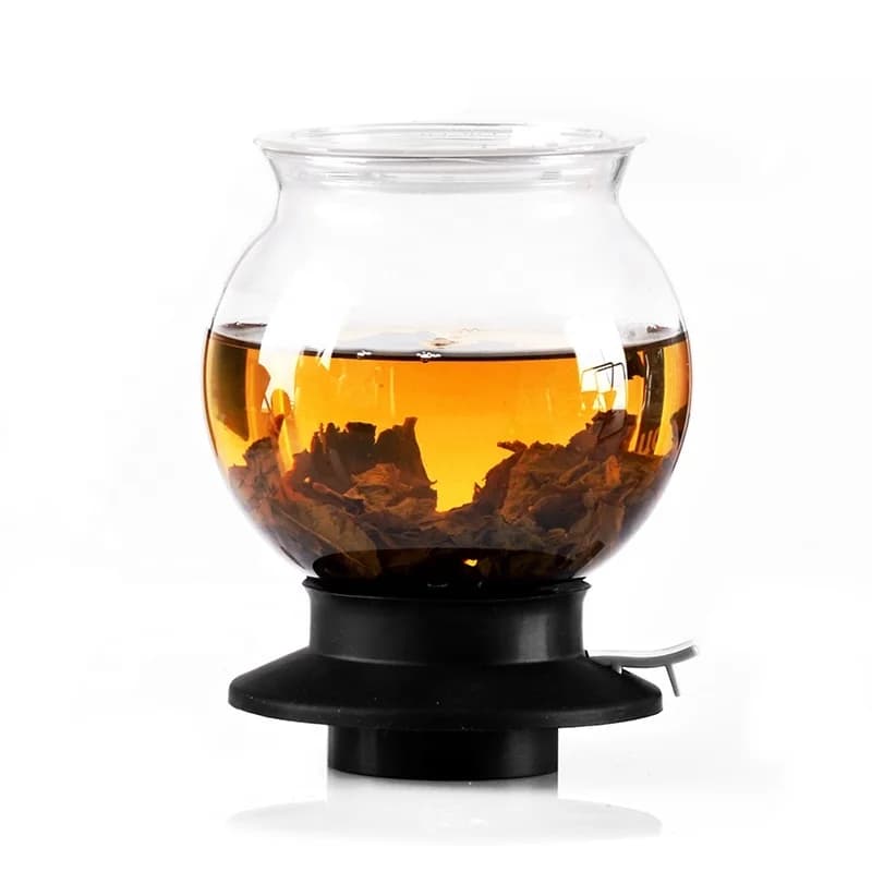 Food Grade 800ml/1000ml Heat Resistant Borosilicate Glass Coffee Dripper Pot Tea Maker Teapot Tea Tool