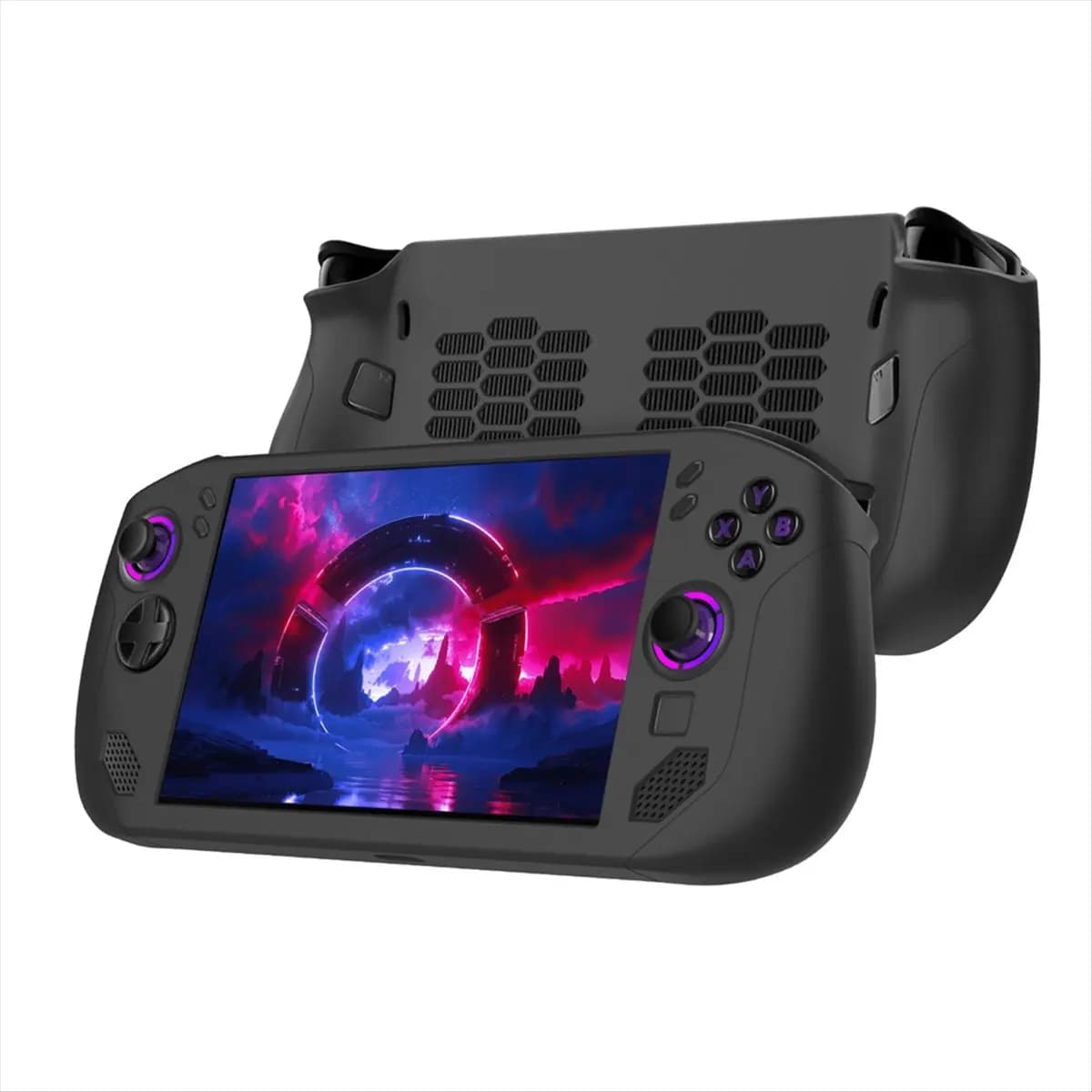 100% New Silicone Protective Case for Go S Shield Shock Absorbing Sleeve Shell Cover for Go S Game Console Black