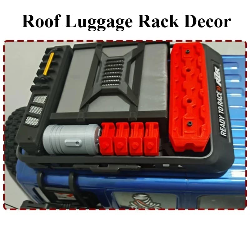 RC Crawler Upgrade Parts Custom Roof Luggage Rack Decor For 1/7 Scale CK5811/Rlaarlo MK07 Simulation Upgrade Mod Accessories