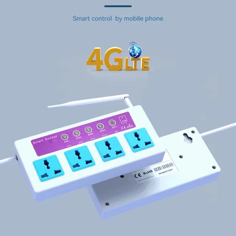 SC4-WLTE-4G Intelligent Power Switch Alarm Switch Intelligent Control 4G LTE GSM SMS Spina US/AU/UK Optional