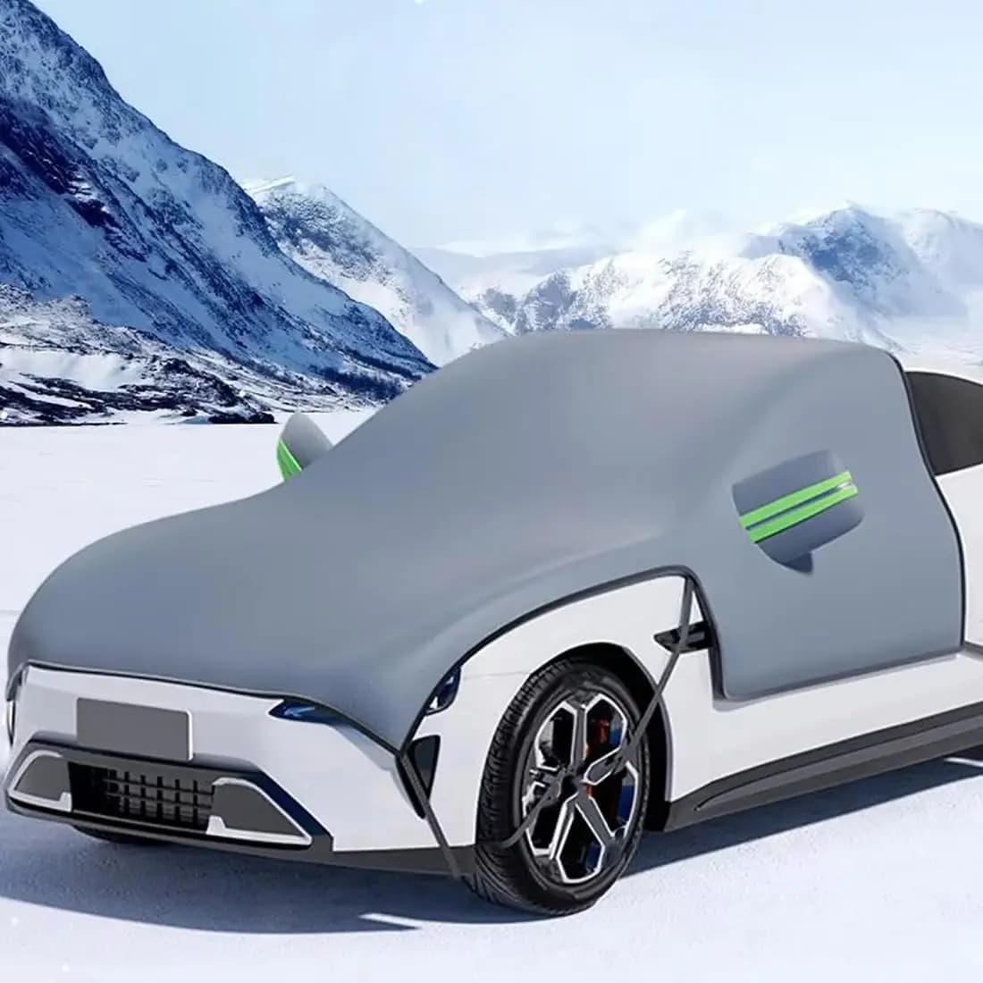 Copertura invernale antigelo per auto Parabrezza anteriore automatico Prevenzione del gelo della neve Protezione solare Parasole Isolamento termico Copertura per auto