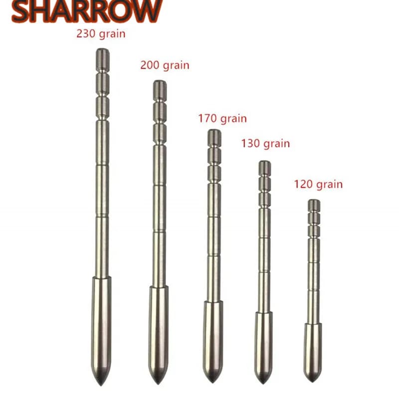 12/24Pcs 120-230 Grain Tiro Con L'arco punte di Freccia Punto di Campo Tips Fit ID4.2 millimetri asta della Freccia Per Arco freccia Pratica Accessori di Ripresa