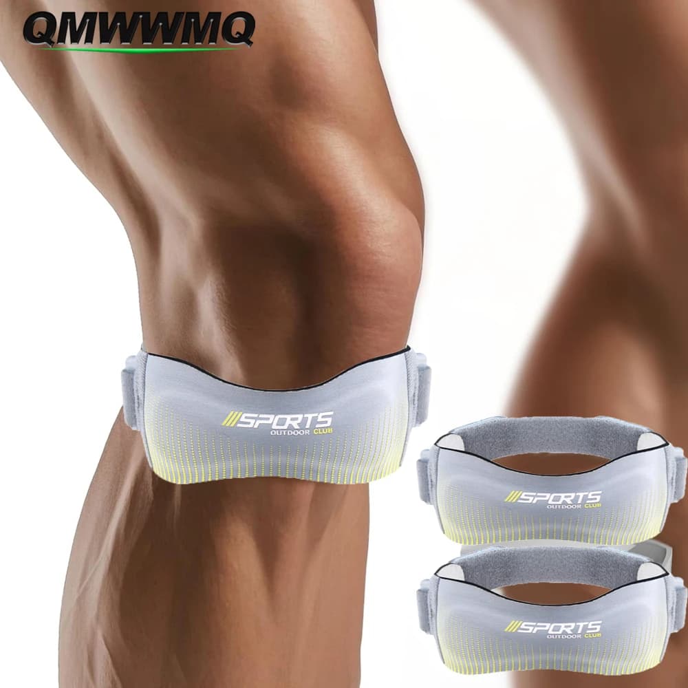 Supporto per Ginocchio con Fascia Stabilizzatrice per il Sollievo dal Dolore, Ideale per Corsa, Basket, Escursionismo, Calcio, Tennis, Pallavolo