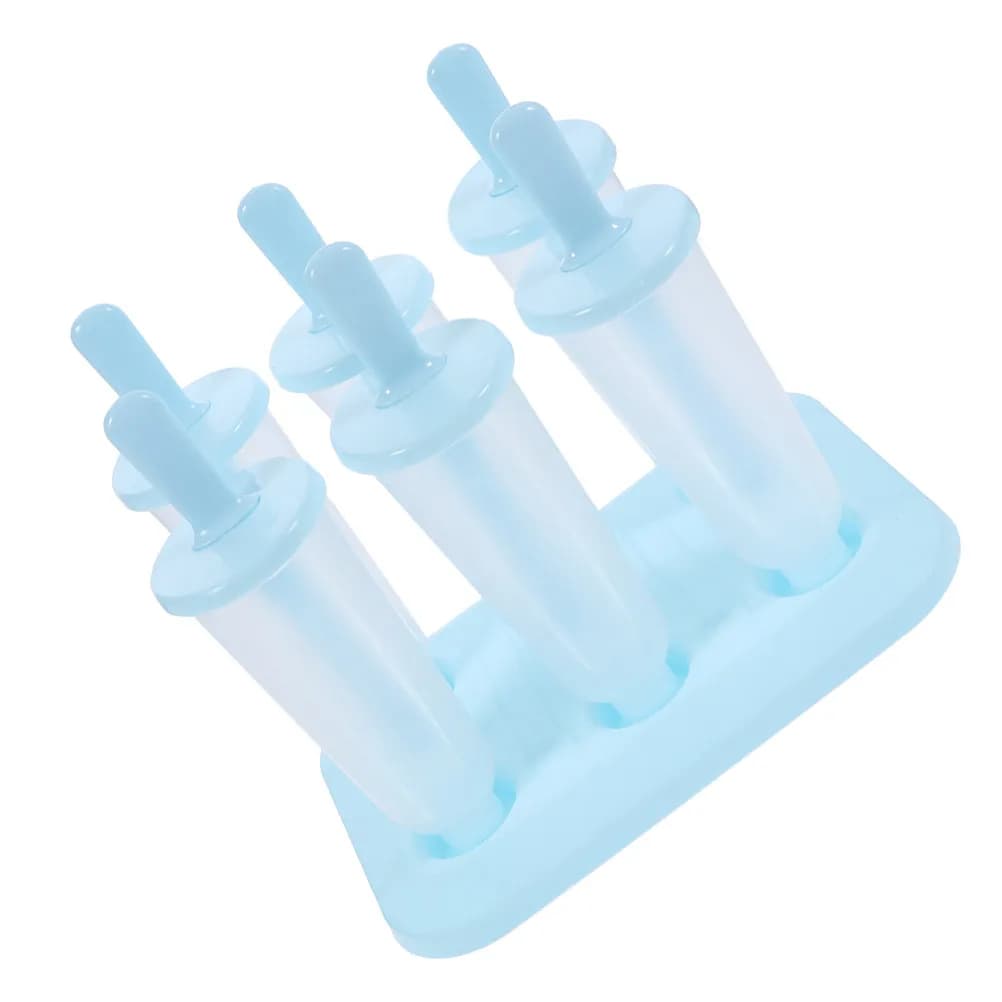 Set di 6 Stampi Versatili per Ghiaccioli Fai-da-Te, per Gelato, Pudding, Gelatina e Snack, Facile da Sformare