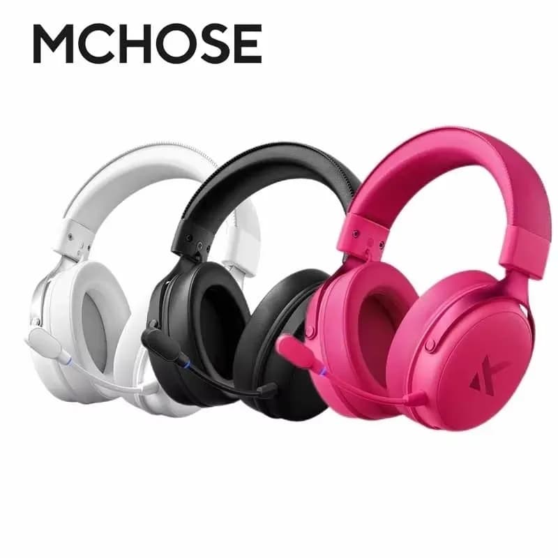 E-Sports MCHOSE V9pro headphones, Bluetooth Tri-Mode headphones with Microphone, Audio Surround 7.1 Channels, Gaming Headphones