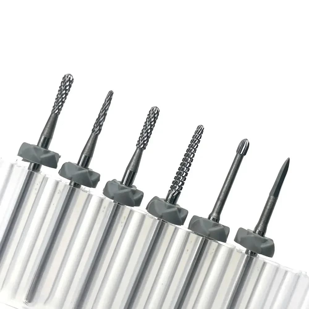 Tungsten carbide nail drill tips for electric machine Pedicure cutter polish gel drill tip for cuticles Nail accessories