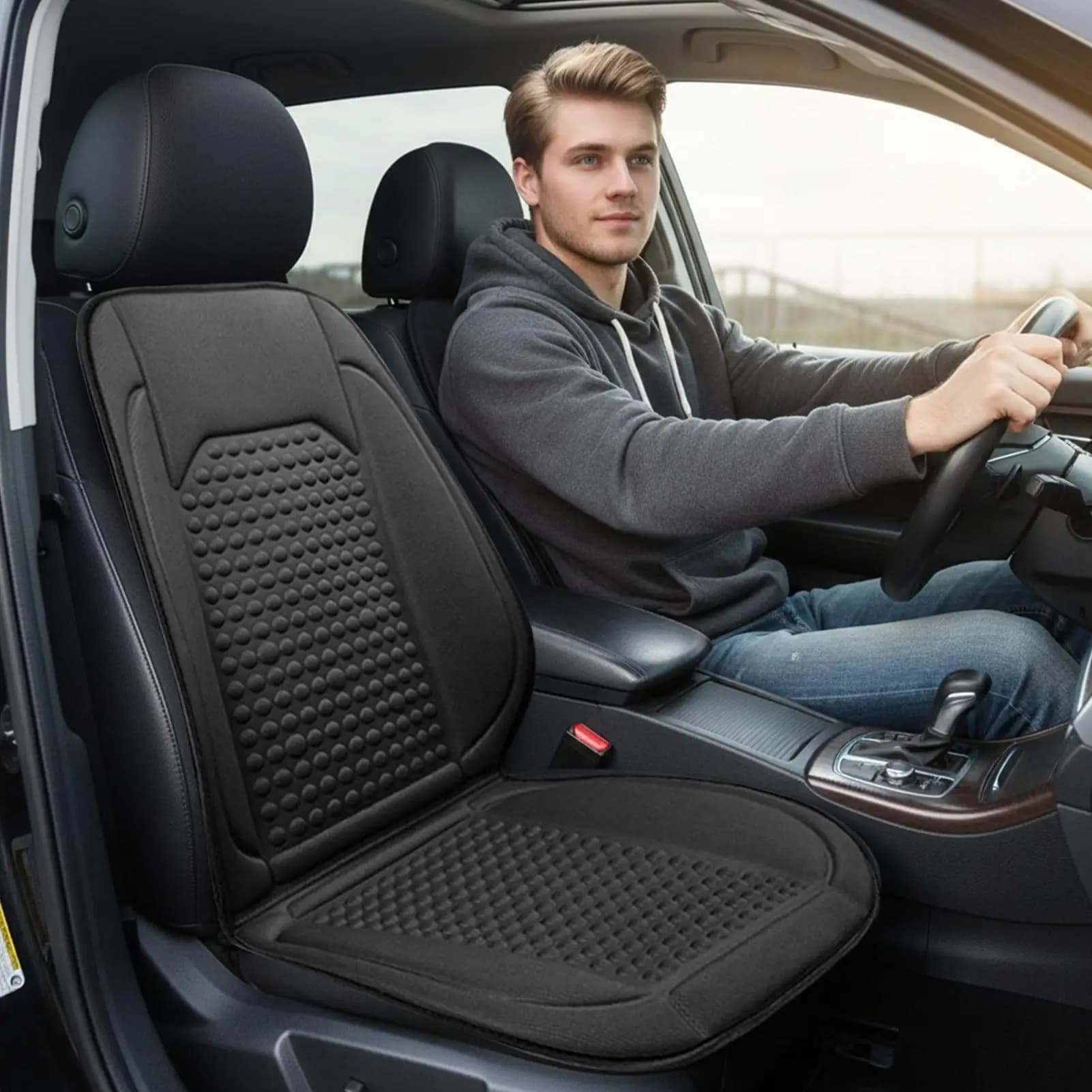 Coprisedile per auto riscaldato Coprisedile ergonomico completo Cuscino per sedile riscaldato Accessori per auto per camion SUV RV Berlina Automotive Van fredda
