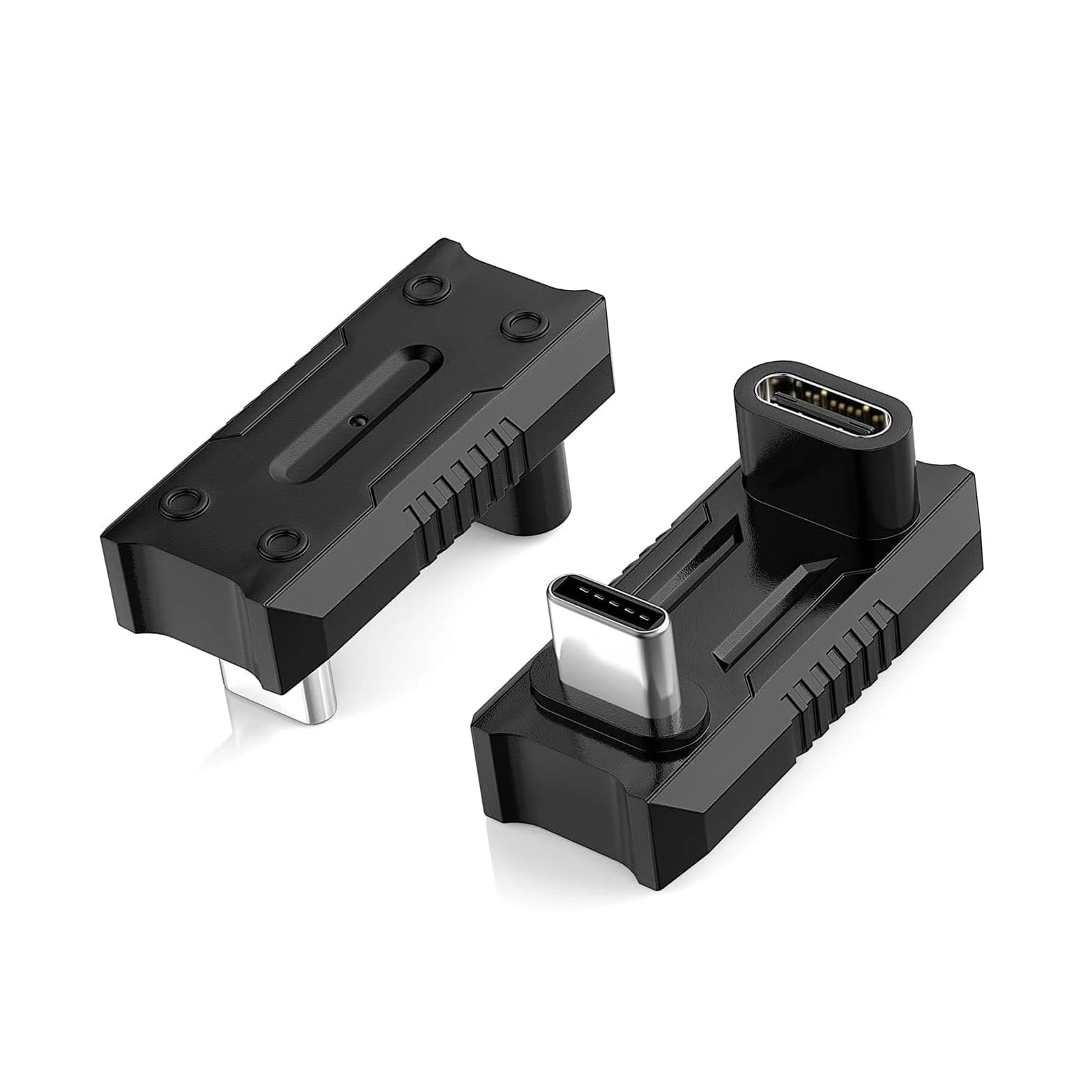 U Shape 180° USB‑C Elbow Adapter 13.5mm Large Gap PD 240W 20Gbps 8K Video Transfer Type‑C Angle Connector For Handheld Consoles