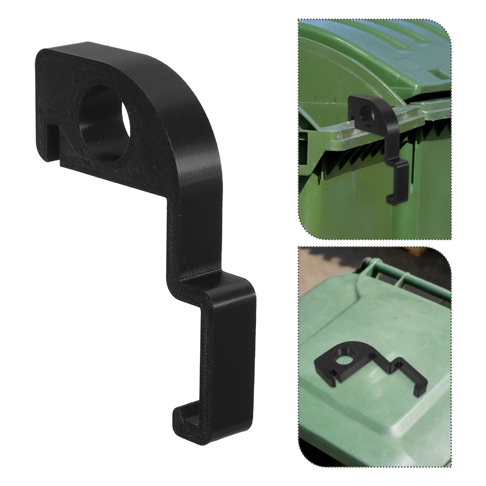 6Pcs Trash Can Ventilation Clips Garbage Bin Spacer Holder Airflow Support Clip for Kitchen Outdoor Recycling Bin Odor Reducer